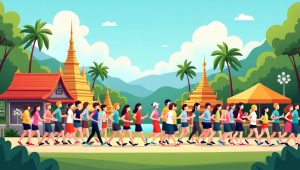 Event Jalan Sehat di Thailand